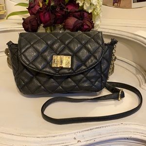Small black crossbody shoulder Purse